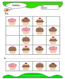Sudoku Çocuk Bulmacaları